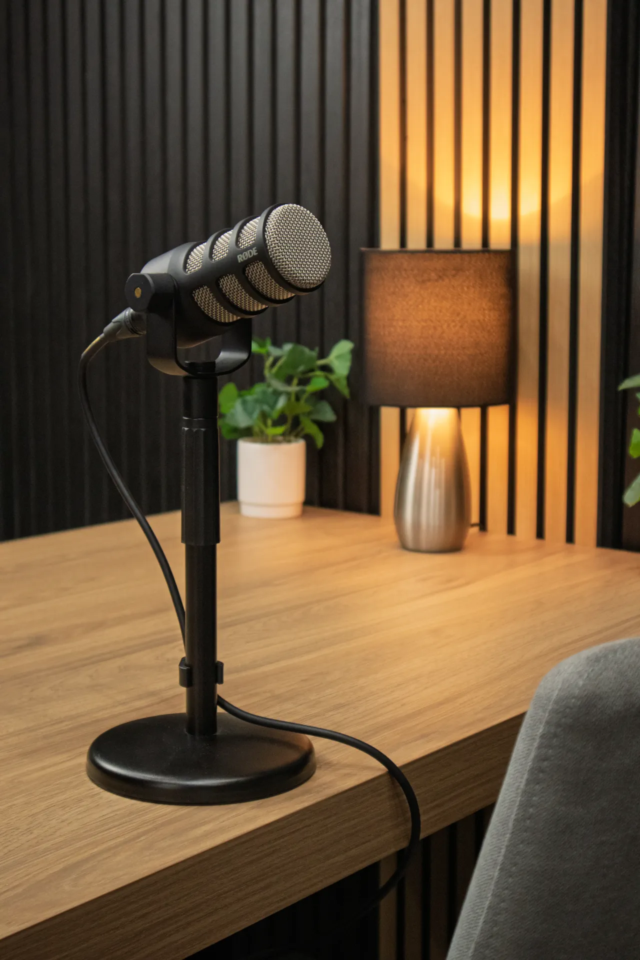 Podcast studio equipment with cameras, microphones and lighting in Sydney